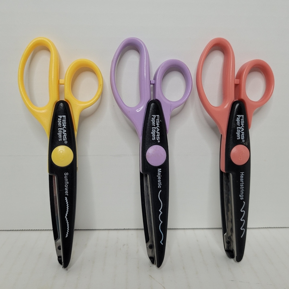 Fiskars Scrap Booking Scissors Lot
